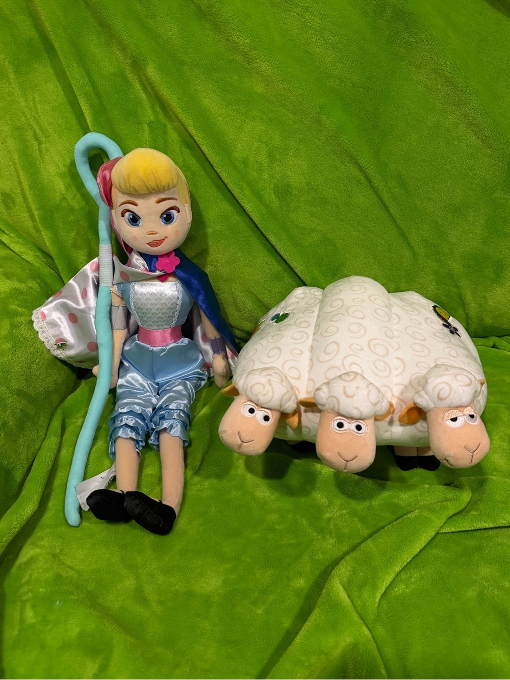 Disney Toy Story 4  Bo peep  Doll with  Triple-Sheep Pillow